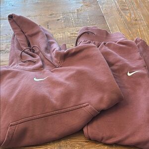 Nike Brown Fleece Matching Set